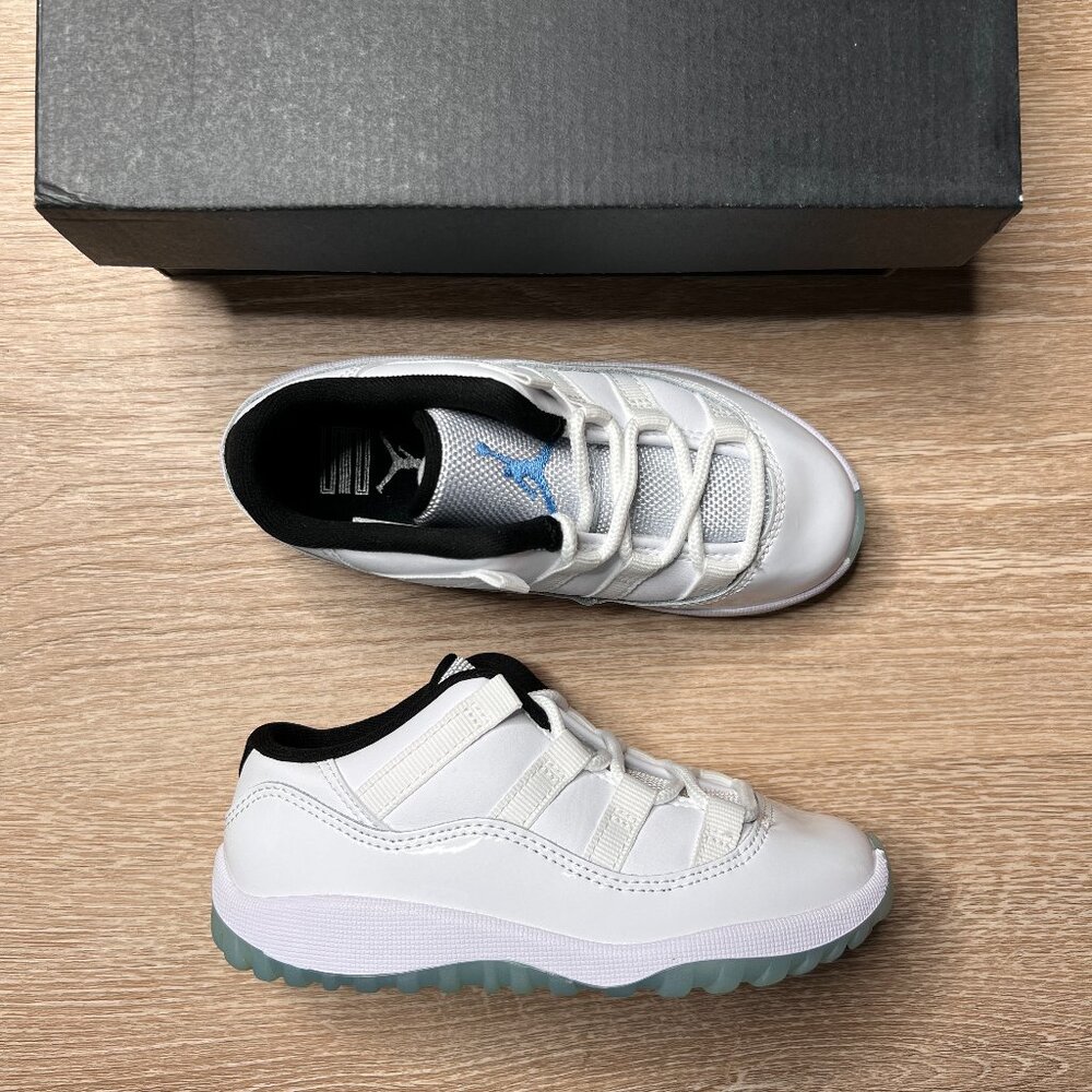 Jordan 11 Retro Low Legend Blue Kids NWT
